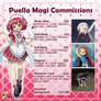 *OPEN* Puella Magi Commissions April