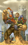 Spider-man cover- Sandman