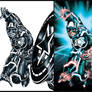 Captain America TRON-ified
