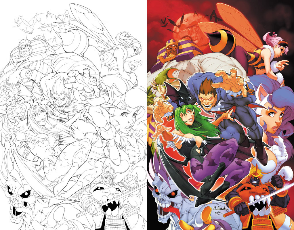 UDON's Darkstalkers number 1 by diablo2003
