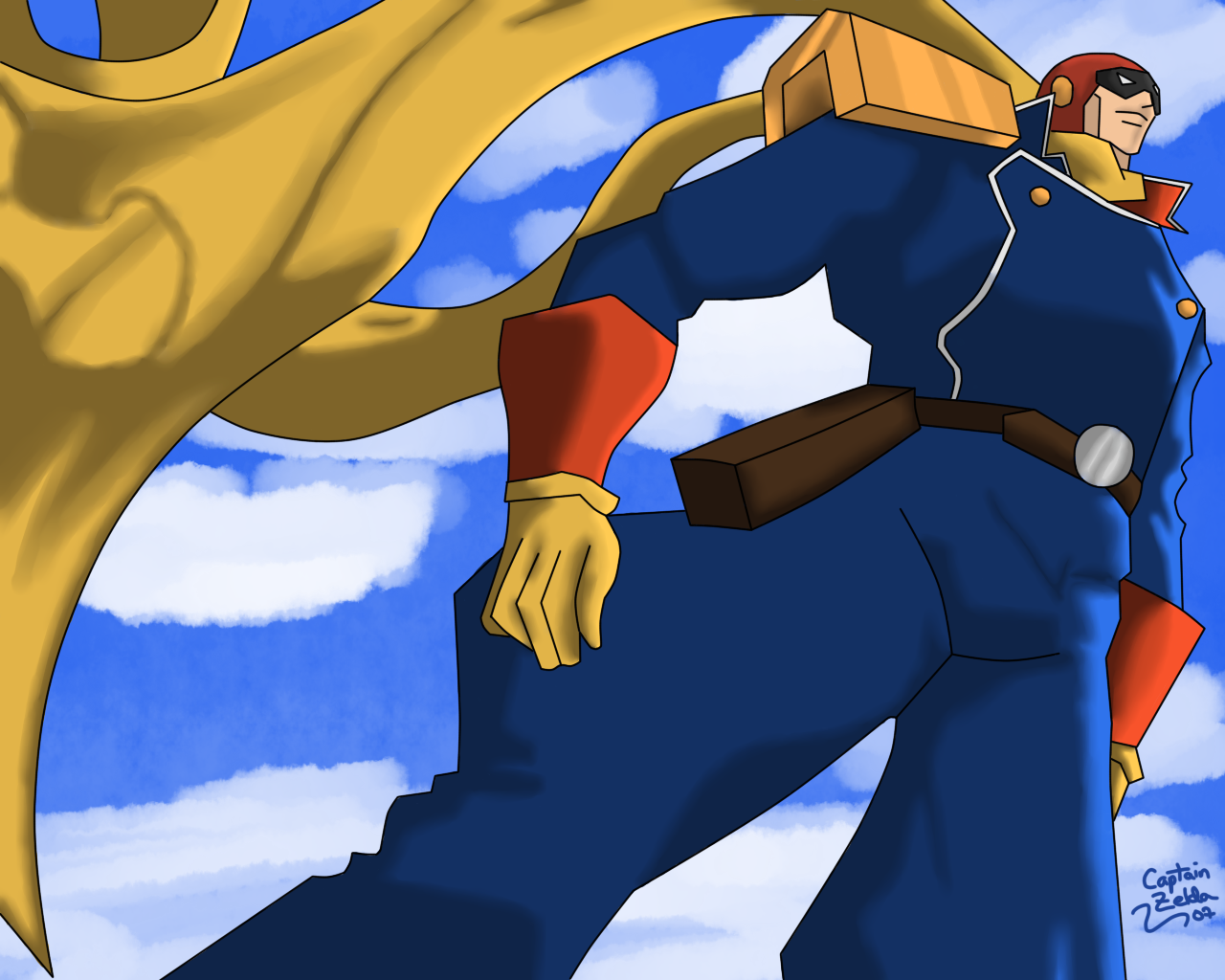 Wallpaper Captain Falcon