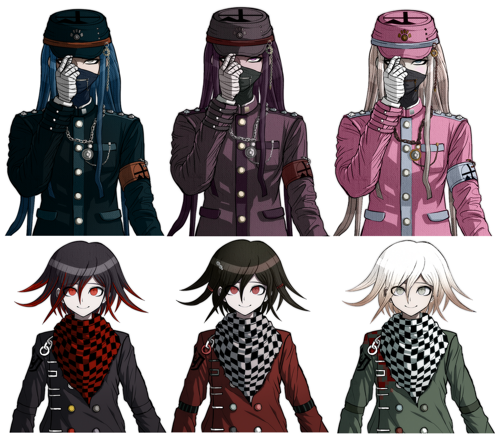 Cursed Danganronpa Sprites - Ondetenhoaces Wallpaper