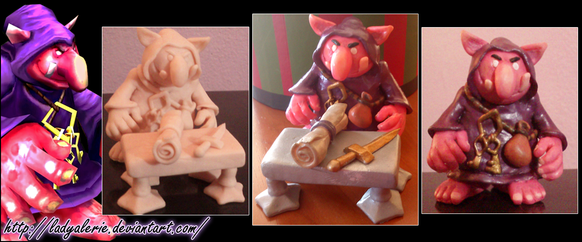 League of Legends Shopkeeper fimo clay