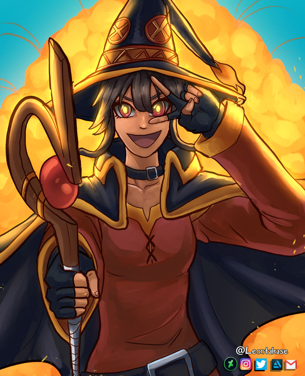 Megumin Terraria Megumin Explosion by leontakase on DeviantArt