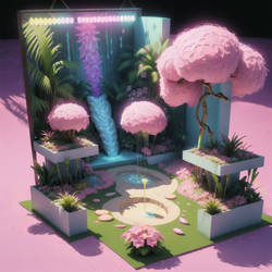 Cyber-augmented Bonsai Garden