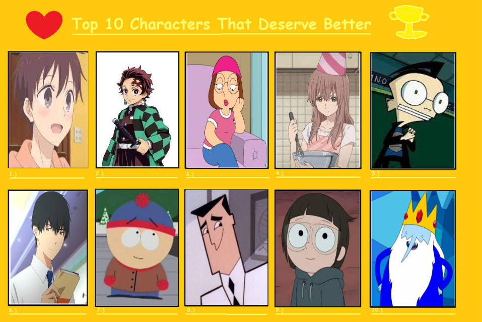 My Top 10 Characters That Deserve Better Part 2 By Hayaryulove On Deviantart My Top 10 Characters That Deserve Better Part 2 By Hayaryulove On Deviantart