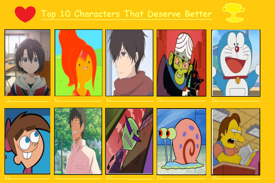 My Top 10 Characters That Deserve Better Part 3 By Hayaryulove On Deviantart My Top 10 Characters That Deserve Better Part 3 By Hayaryulove On Deviantart
