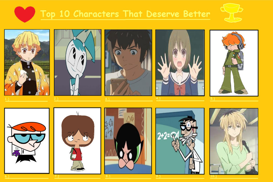 My Top 10 Characters That Deserve Better Part 5 By Hayaryulove On My Top 10 Characters That Deserve Better Part 5 By Hayaryulove On