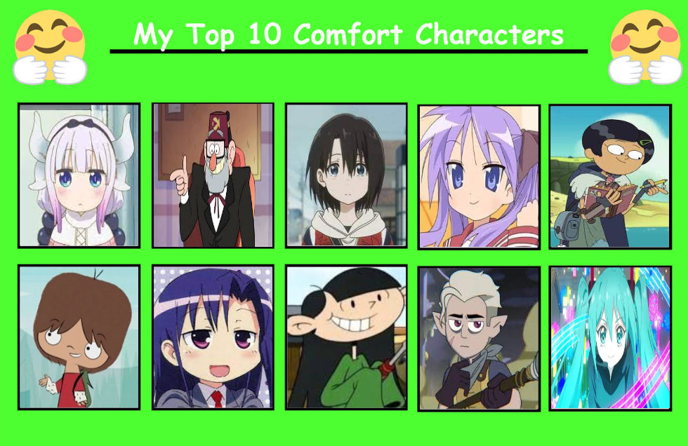 My Top 10 Comfort Characters Part 3 By Hayaryulove On Deviantart My Top 10 Comfort Characters Part 3 By Hayaryulove On Deviantart