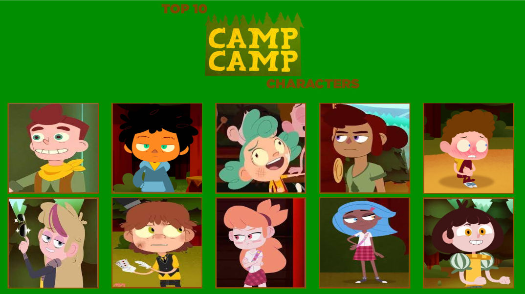 Camp Camp Season 4 Episode 1 Full My Top 10 Favorite Camp Camp Characters by hayaryulove on DeviantArt