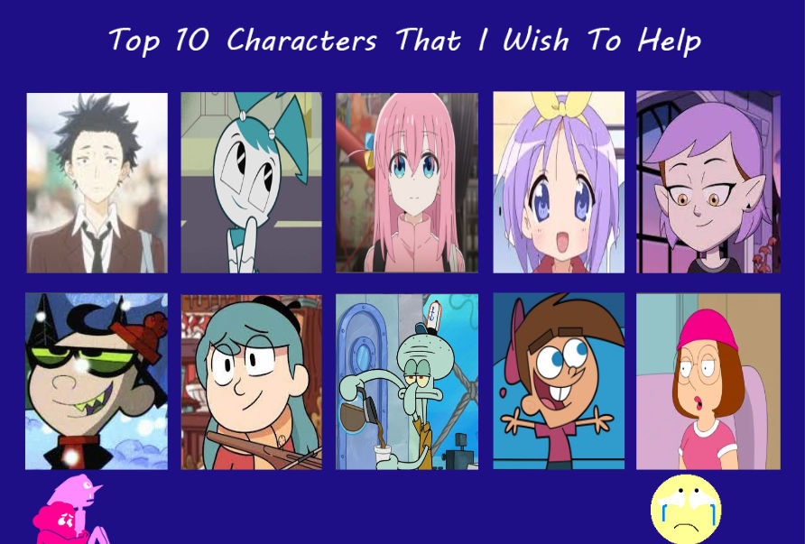 My Top 10 Characters That I Wish To Help By Hayaryulove On Deviantart My Top 10 Characters That I Wish To Help By Hayaryulove On Deviantart