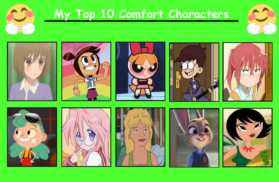 My Top 10 Comfort Female Characters Part 2 By Hayaryulove On Deviantart My Top 10 Comfort Female Characters Part 2 By Hayaryulove On Deviantart