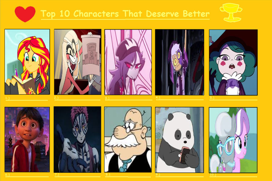 My Top 10 Characters That Deserve Better Part 14 By Hayaryulove On Deviantart My Top 10 Characters That Deserve Better Part 14 By Hayaryulove On Deviantart