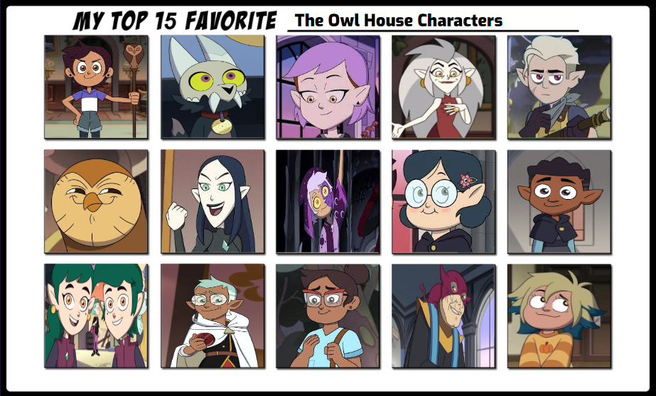 The Owl House Characters Ranked by SecretSong1101 on DeviantArt