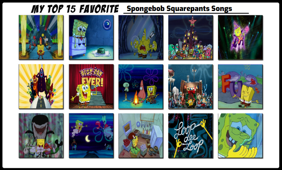 Top 10 Greatest SpongeBob SquarePants Songs