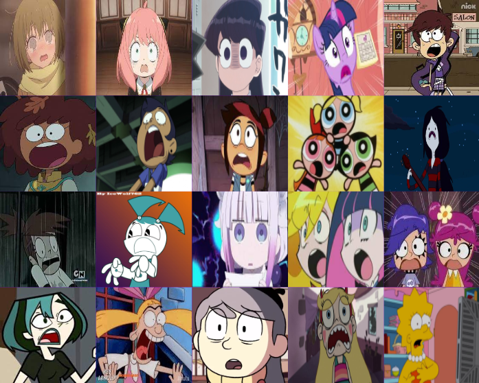 My Favorite Shocked Girls by hayaryulove on DeviantArt