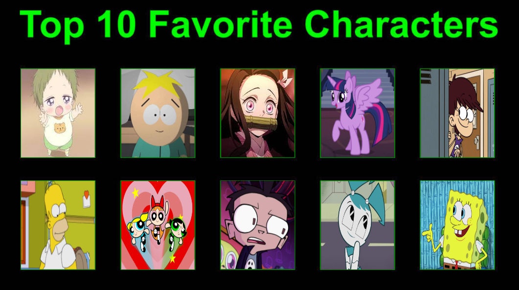 My Top 10 Favorite Characters By Hayaryulove On Deviantart My Top 10 Favorite Characters By Hayaryulove On Deviantart