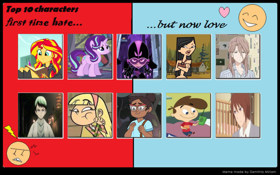 My Top 10 Characters First I Hate But Now Love 4 By Hayaryulove On Deviantart My Top 10 Characters First I Hate But Now Love 4 By Hayaryulove On Deviantart