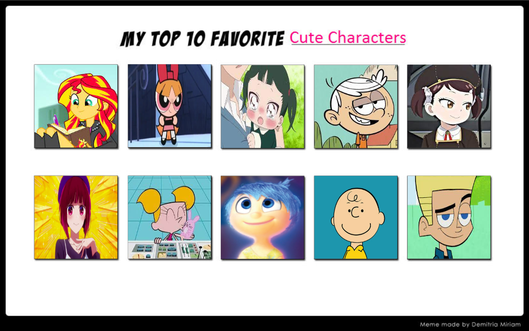 My Top 10 Favorite Cute Characters Part 7 By Hayaryulove On Deviantart My Top 10 Favorite Cute Characters Part 7 By Hayaryulove On Deviantart