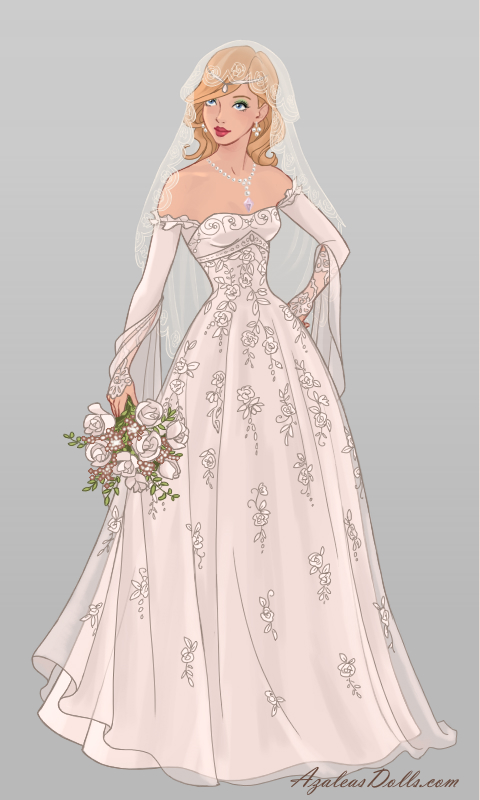 Progress for Wedding Dress by AzaleasDolls on DeviantArt