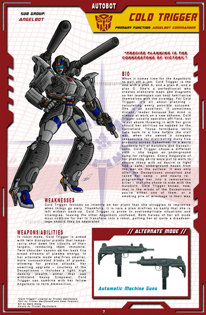Angelbot Angelbot Cold Trigger for the Allspark, Tristan by Markatron2k on ...