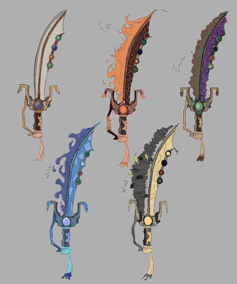 Elemental Sword Roc Elemental Sword Concept (DD) by Arcanekeyblade5 on DeviantArt