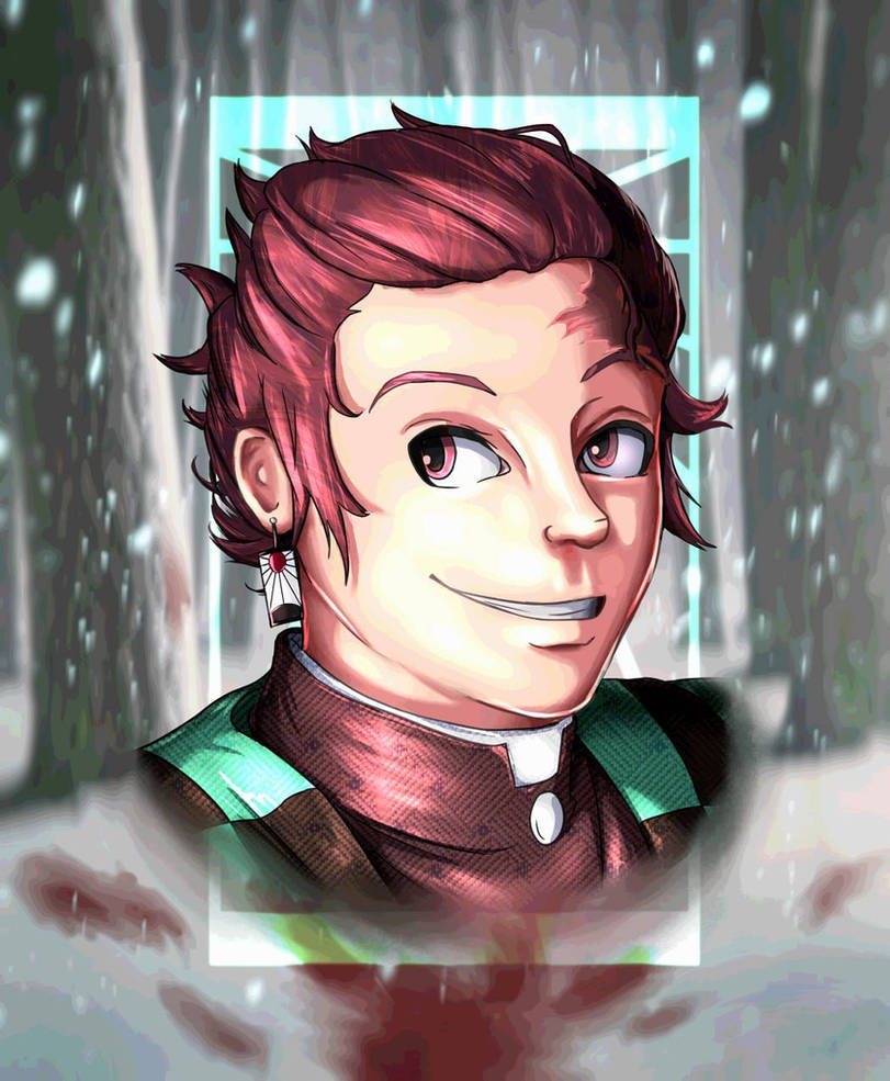 Tanjrip Tanjiro Portrait (Demon Slayer) by Arcanekeyblade5 on DeviantArt