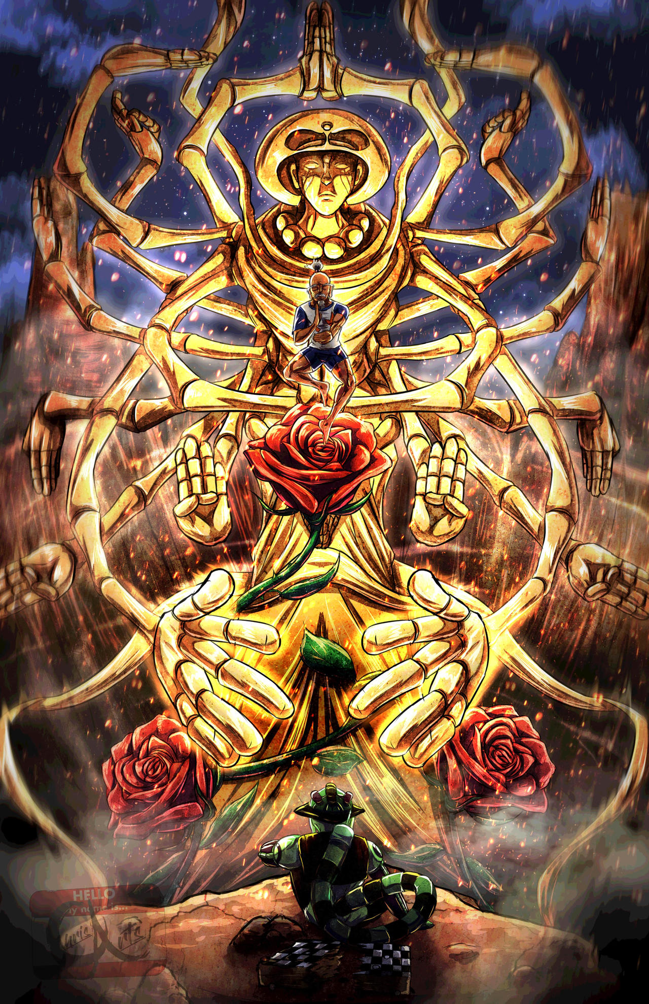 Merouem Netero vs Meruem (Hunter x Hunter) (ChrisArts) by Arcanekeyblade5 on ...