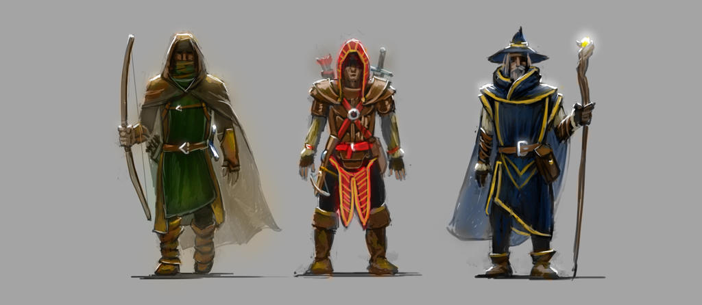 Ranger Thief Mage by Fleret on DeviantArt