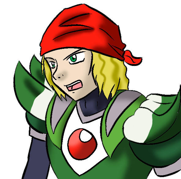 Axel without his helmet by Digital-Banshee on DeviantArt