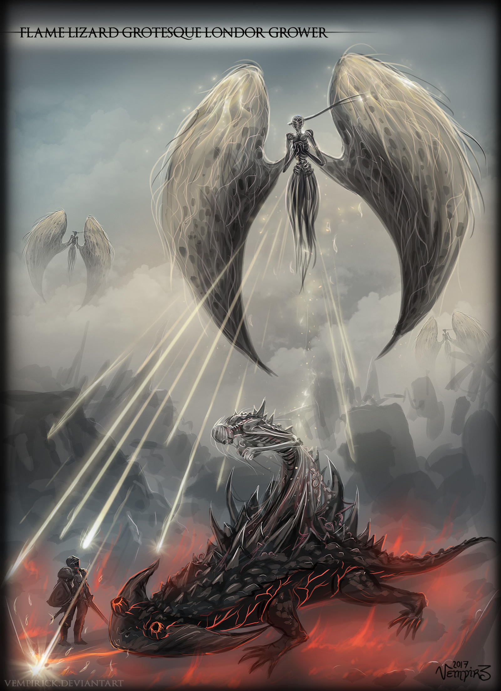 Flame Lizard Angel Spawner by vempirick on DeviantArt