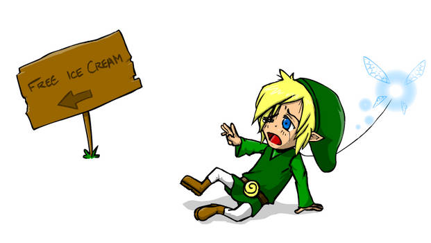 Link wants ice cream