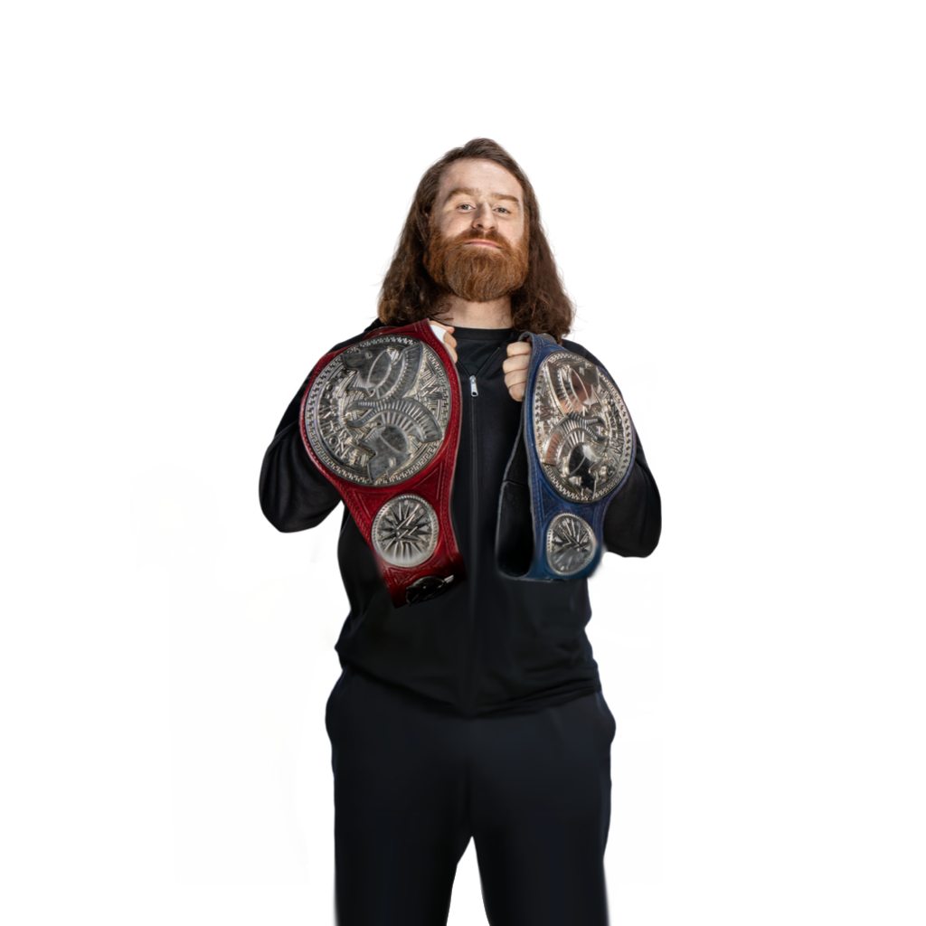 WWE Sami Zayn Custom Champion Render (WWE 2K23) by WWE2K24Renders on