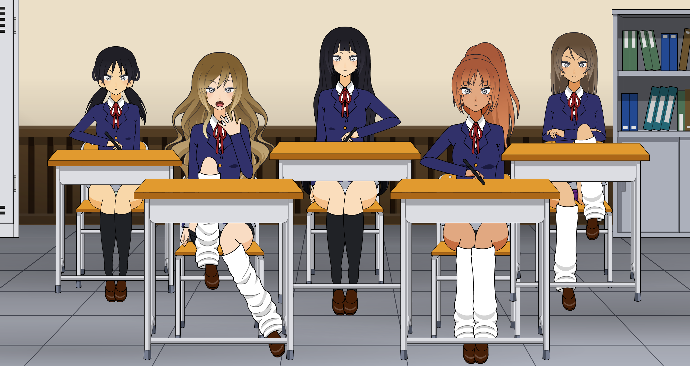 High school class by OUMUO on DeviantArt