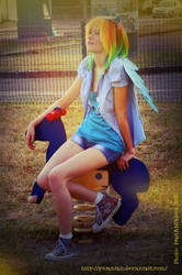 Rainbow Dash cosplay I. - By Purantan