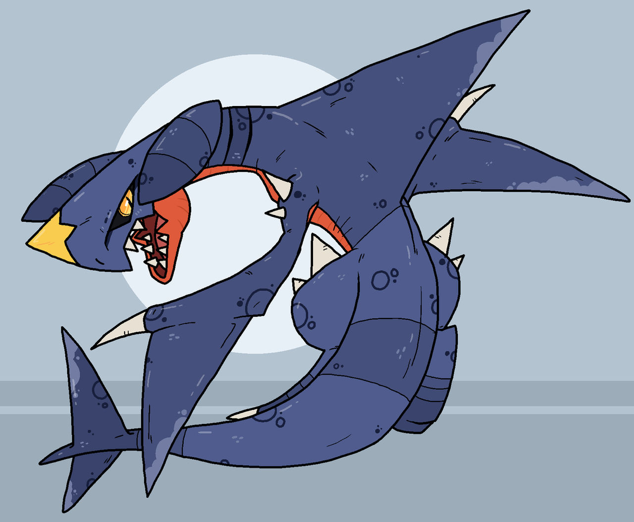 Gar5chomp Garchomp by Bahamutgreen on DeviantArt