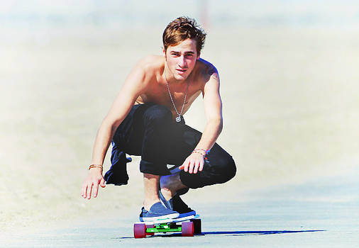 Kendall schmidt skateboarding shirtless