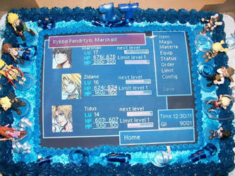 Final Fantasy Birthday Cake 1