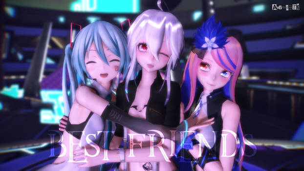 MMD Picture | Best Friends - Miku, Haku and Luka