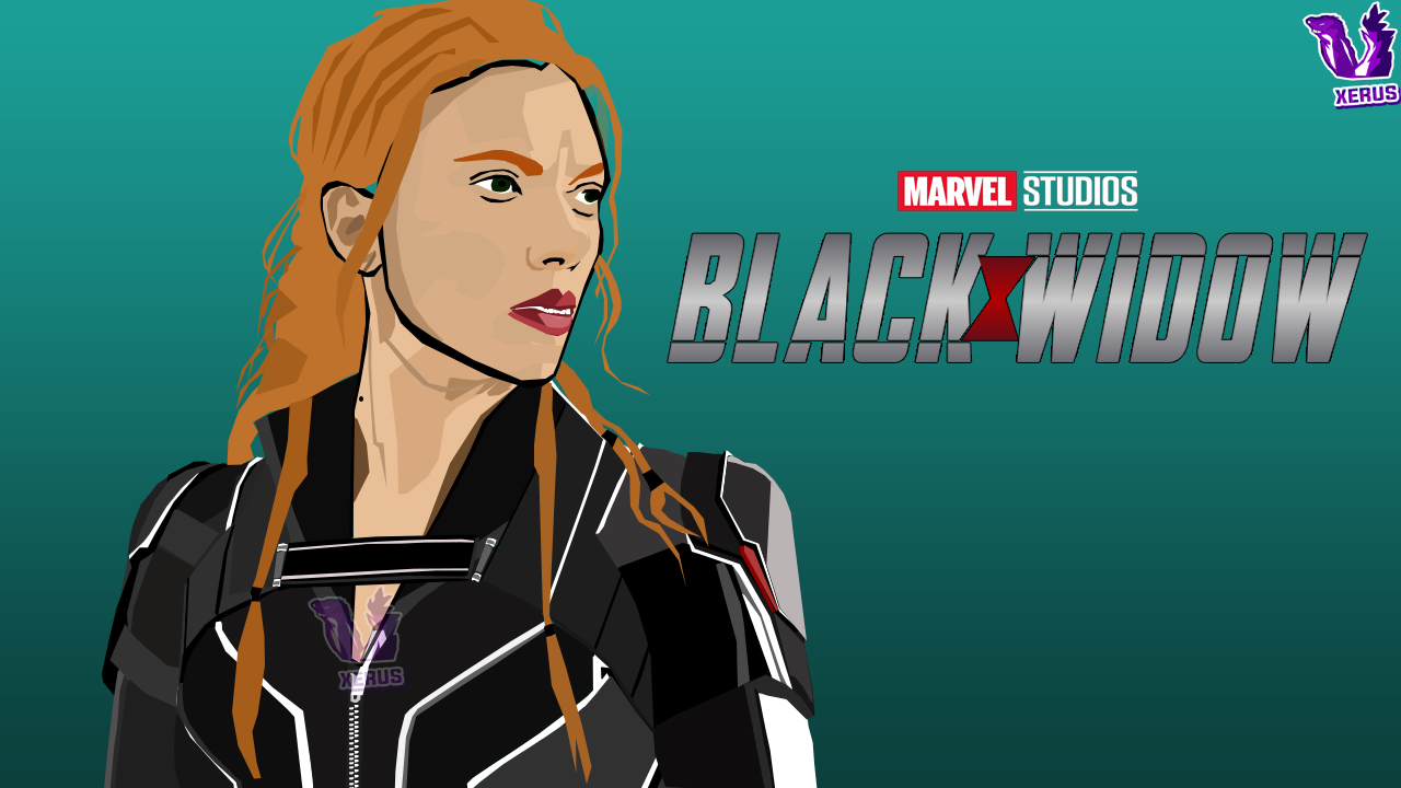 Black widow vector art by Xerustv on DeviantArt