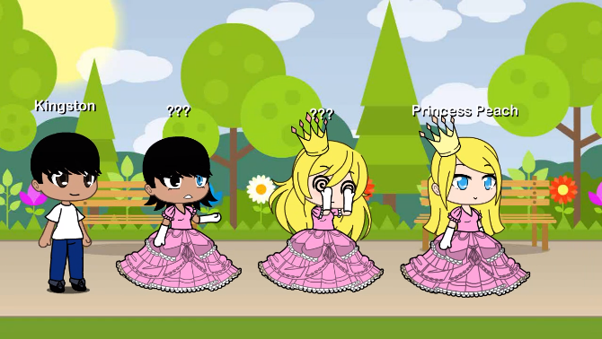 Peach, Daisy, and Rosalina in Gacha Life 2 by softmoonbow on DeviantArt