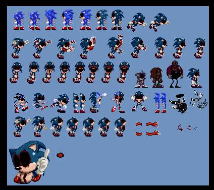 Sonic.ERX Sprites by WarchieUnited on DeviantArt