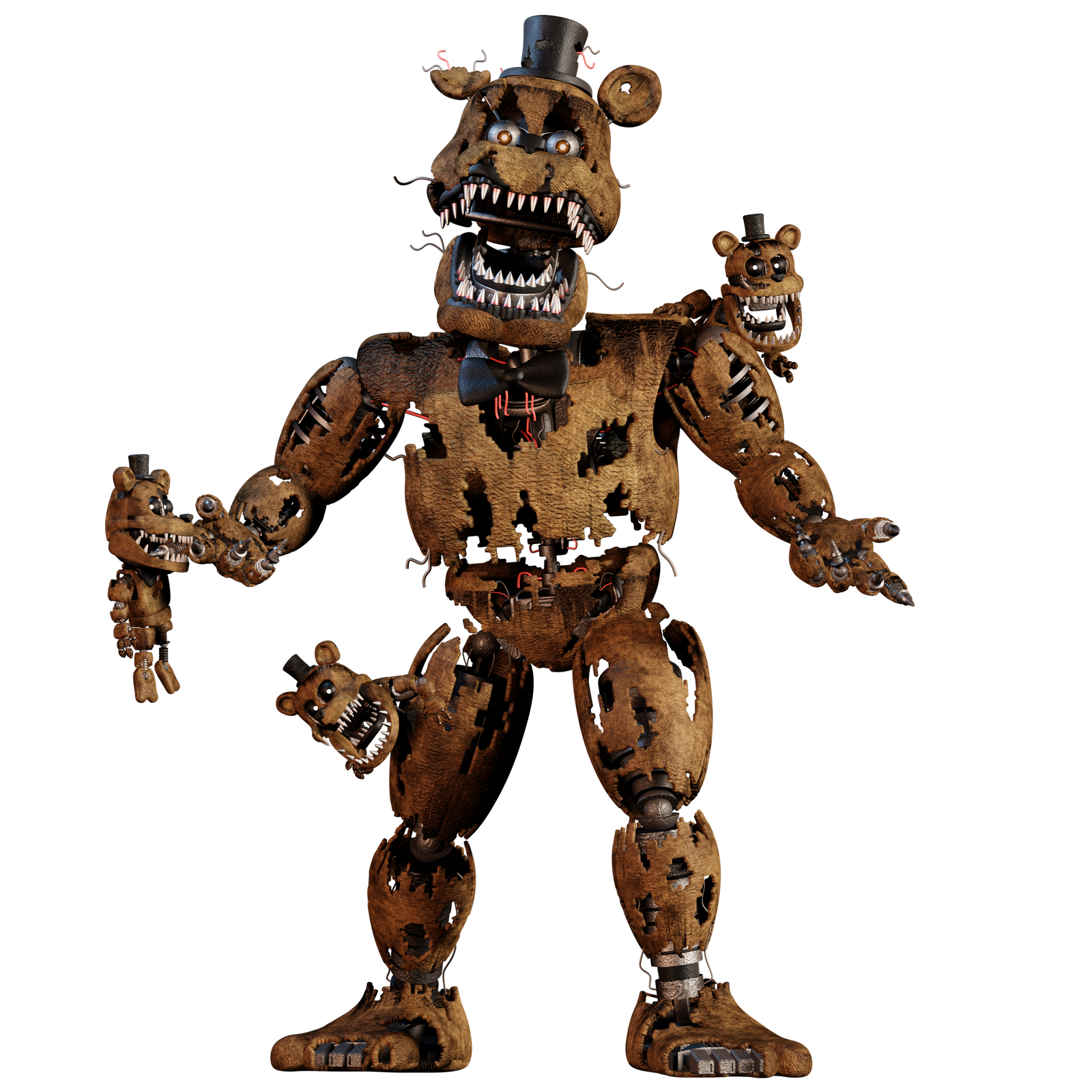 Nightmare Freddy Full Body by ThatOneFatParrot on DeviantArt