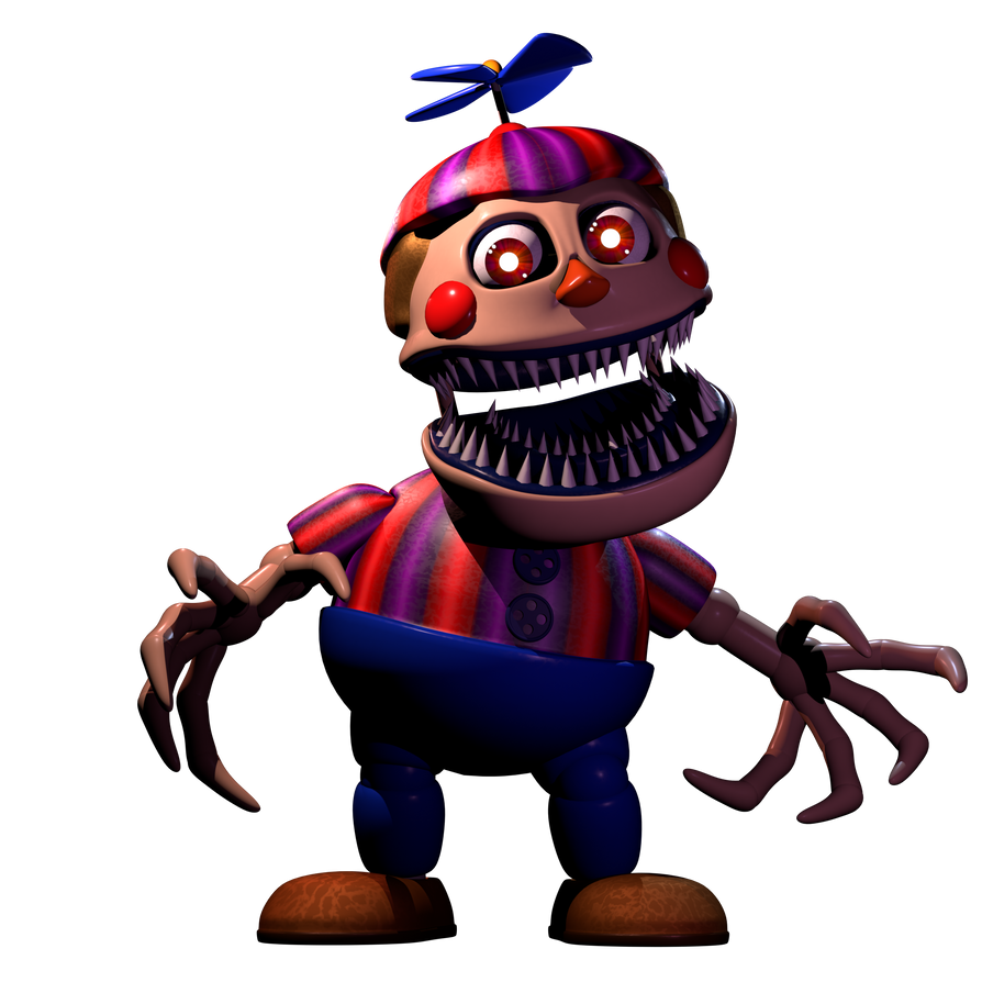 Nightmare Balloon Boy Full Body by ThatOneFatParrot on DeviantArt