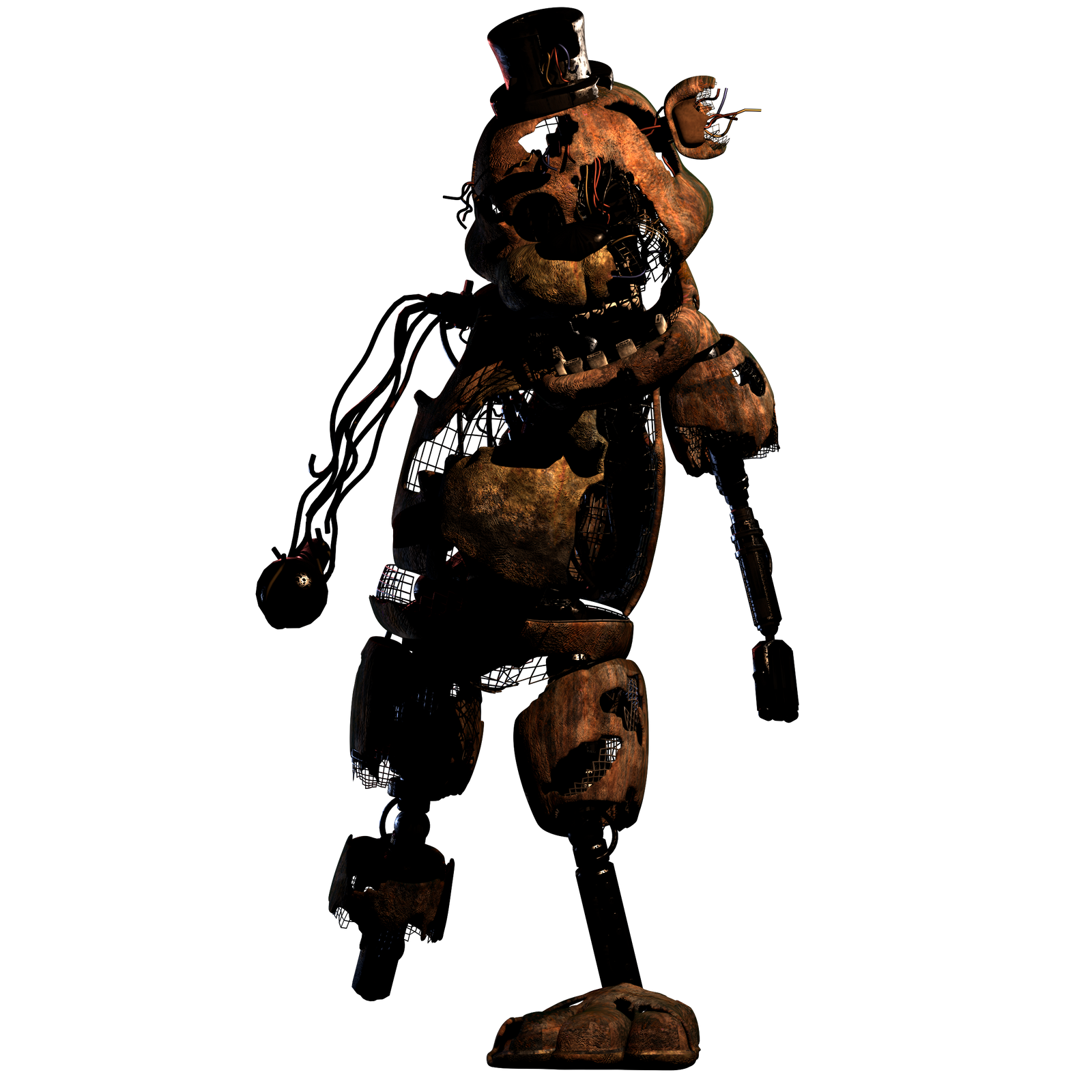 Broken Freddy Full Body by ThatOneFatParrot on DeviantArt