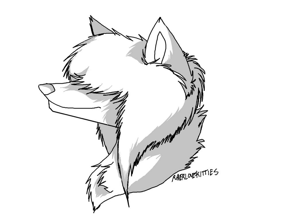 Scemo wolf bust base by RaverLovesKitties on DeviantArt