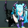 Hatsune Miku little devil cosplay