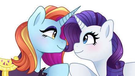 Sassy and Rarity - YCH