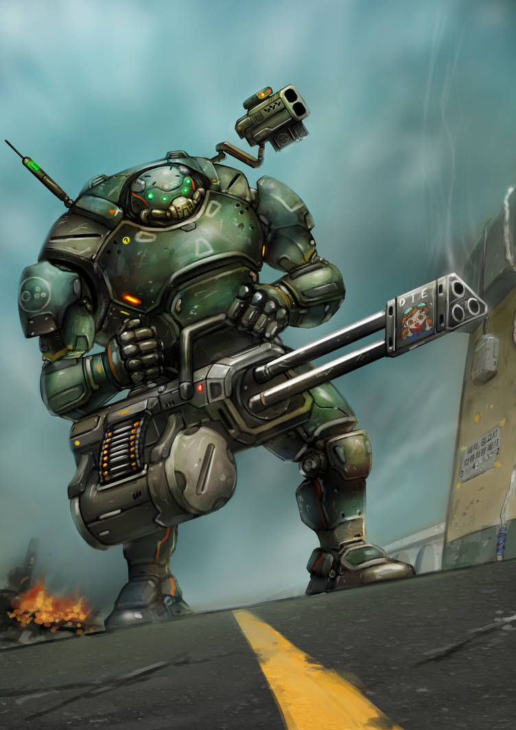 BISON heavy armor by engineer0 on DeviantArt