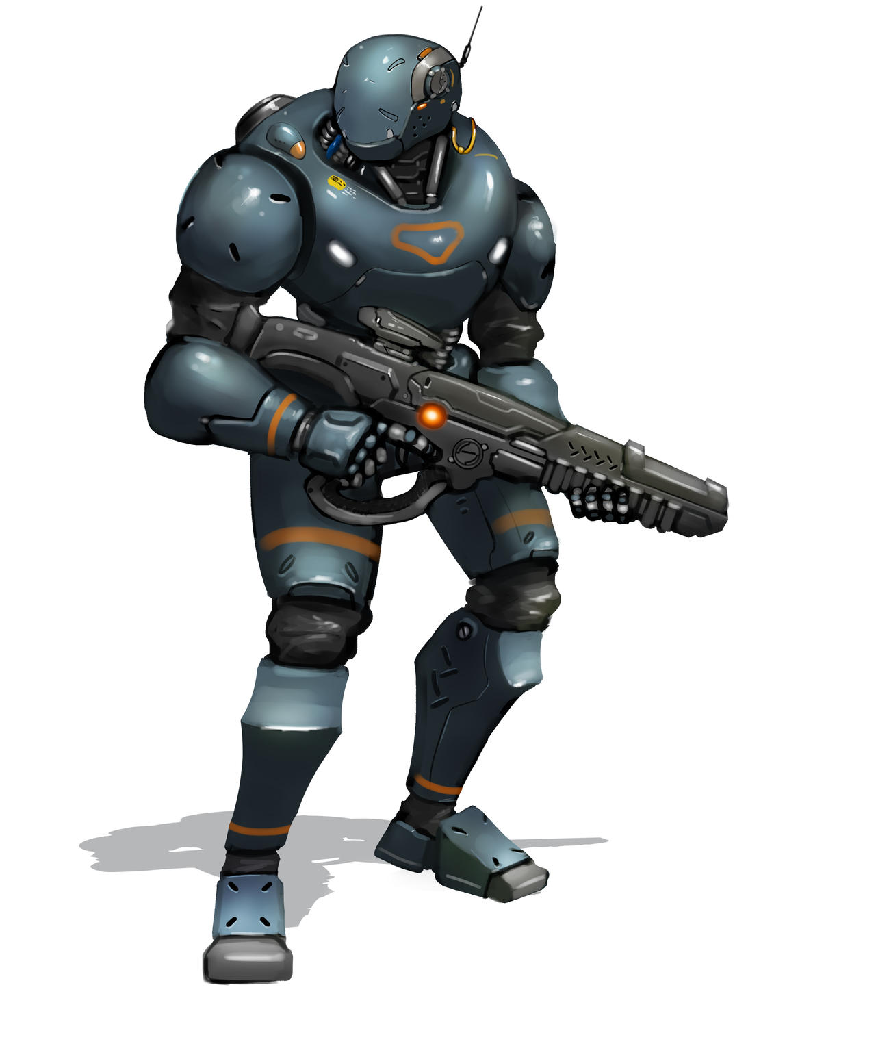 Soldier Bot by engineer0 on DeviantArt